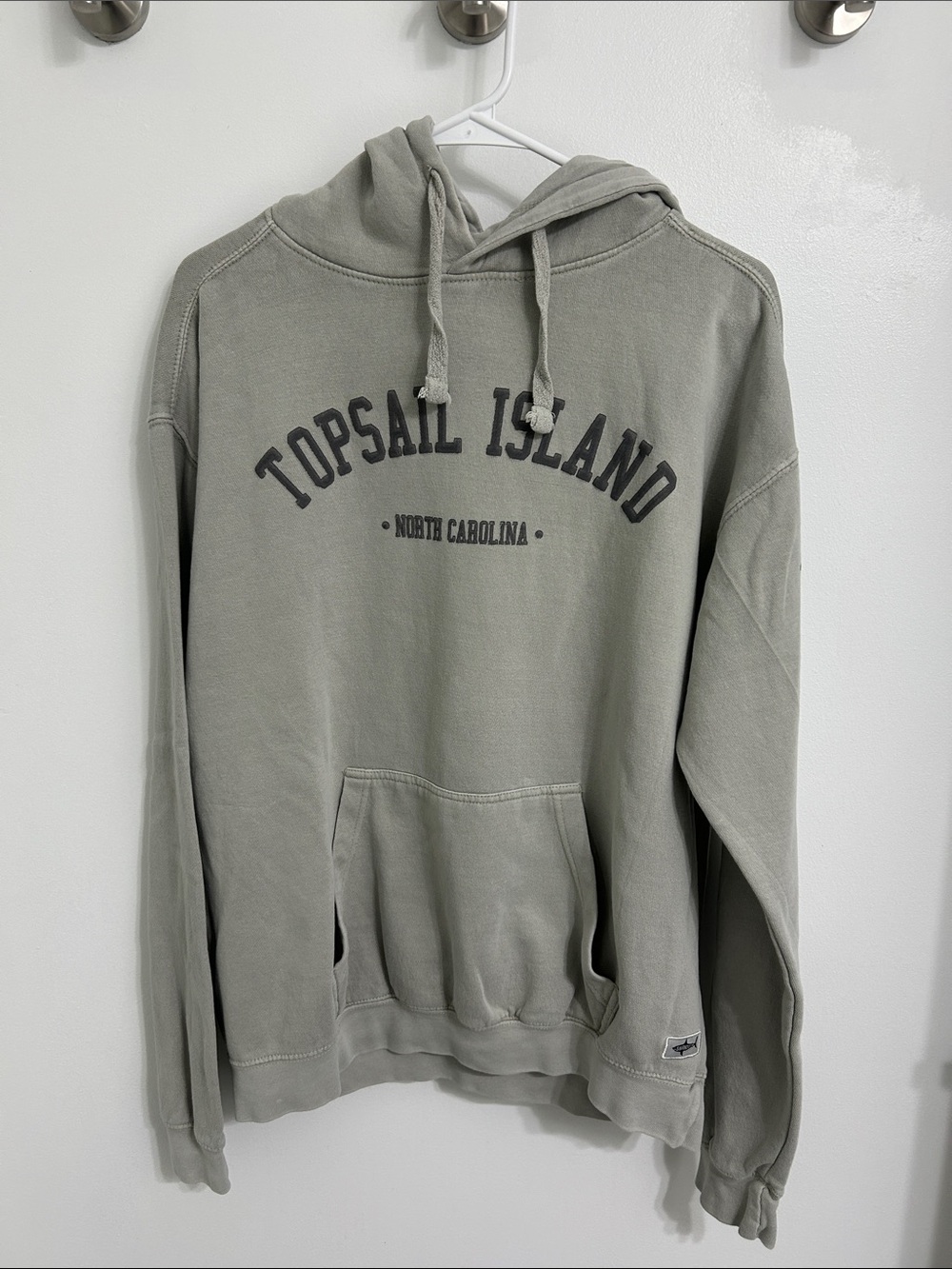Topsail Island North Carolina Sage Pullover Hoodie
